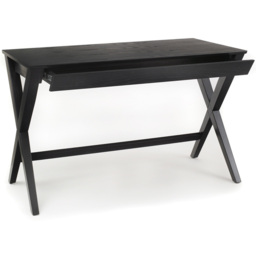 Florence Writex Single Drawer Office Desk Black - Furniture To Go - Wilko - thumbnail 3