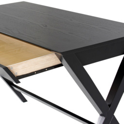 Florence Writex Single Drawer Office Desk Black - Furniture To Go - Wilko - thumbnail 6