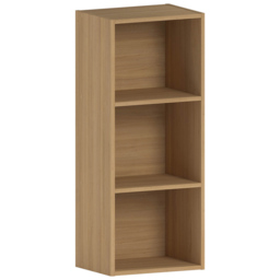 VIDA DESIGNS Oxford 3 Shelf Oak Cube Bookcase - Brown - Wilko - thumbnail 3