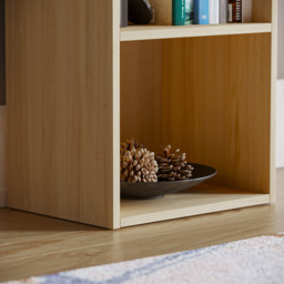 VIDA DESIGNS Oxford 3 Shelf Oak Cube Bookcase - Brown - Wilko - thumbnail 7