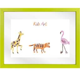 Innoteck Essentials Green Children Artwork Gallery Photo Frame - Size: 17 x 13 Inch - Wilko