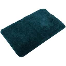 Deluxe Microfibre Bath Mat - Teal - Size: 50 x 2.5 x 80 cm - Wilko - thumbnail 1