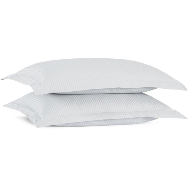 Silver Bamboo Cotton Pillowcase 2 Pack - Wilko - image 1