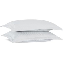 Silver Bamboo Cotton Pillowcase 2 Pack - Wilko - thumbnail 1