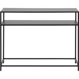 Florence Newcastle Open Shelf Matt Black Console Table - Furniture To Go - Wilko - thumbnail 4