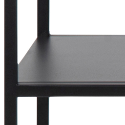 Florence Newcastle Open Shelf Matt Black Console Table - Furniture To Go - Wilko - thumbnail 7