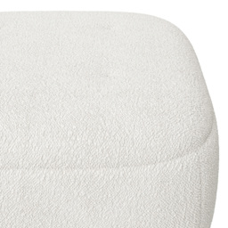 Living and Home White Wooden Footstool - Cream - Wilko - thumbnail 7