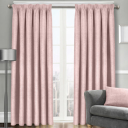Velosso Westwood Blush Pink Curtains 168 x 137cm - Size: W 168 x D 137cm - Wilko