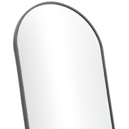Living and Home Black Metal Floor Mirror - Size: 160 x 50 x 2.8cm - Wilko - thumbnail 5