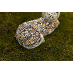 Marco Paul Stone Effect Resin Cat Garden Ornament - Size: 29 x 17 x 12cm - White - Wilko - thumbnail 4