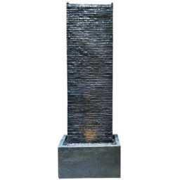 Bermuda Salvador Water Feature - Size: 34 x 22 x 98cm - Grey - Bermuda Water Gardens - Wilko - thumbnail 1