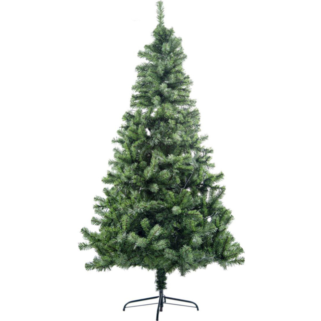 Shatchi Pre-Lit Cool White LED Alaskan Pine Artificial Christmas Tree 7ft - Green - Wilko - image 1