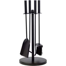 Marco Paul 5 Piece Black Cast Iron Companion Set - Size: 49 x 22 x 22cm - Wilko