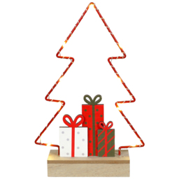 Xmas Haus Multicolour Wired LED Light Christmas Tree Festive Display - Size: 5 x 16 x 25cm - Wilko - thumbnail 3