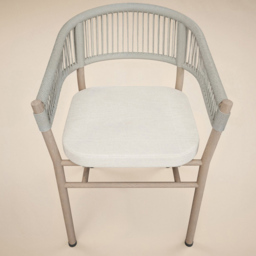 SOLACE+CO Hana Lita 4 Seater Round Garden Bistro Set - Beige - Wilko - thumbnail 3