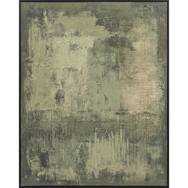 Hand Finish Detail Canvas Emerald - Wilko