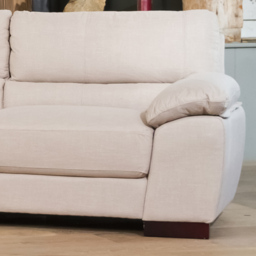 Westbrook 3 Seater Sand Textured Fabric Sofa - Cream - Artemis Home - Wilko - thumbnail 3