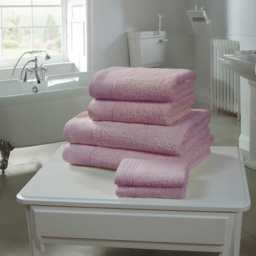 Rapport Home Chatsworth Super Soft 600gsm Combed Cotton Purple Face Towel - Wilko - thumbnail 3