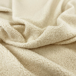 Desser Furniture Vanilla Boucle Fabric Cosy Pouffe Footstool - Size: 39.0 cm x 83.0 cm x 65.0 cmcm - White - Wilko - thumbnail 6