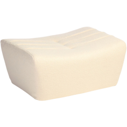 Desser Furniture Vanilla Boucle Fabric Cosy Pouffe Footstool - Size: 39.0 cm x 83.0 cm x 65.0 cmcm - White - Wilko - thumbnail 3
