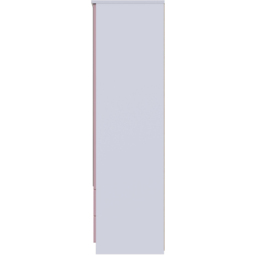 Crowndale Camden 2 Door 2 Drawer Kobe Pink and White Mirrored Wardrobe Ready Assembled - Kobe Pink & White - Wilko - thumbnail 6