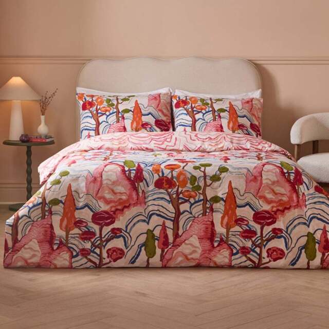 Furn King Size Terra Nova Printed Reversible Duvet Set - Multi - Wilko - image 1