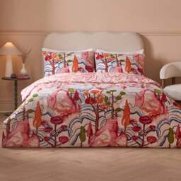Furn King Size Terra Nova Printed Reversible Duvet Set - Multi - Wilko - thumbnail 1