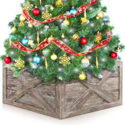 Costway Grey Christmas Tree Box Stand Large - Size: 75 x 45 x 13cm - Wilko - thumbnail 4