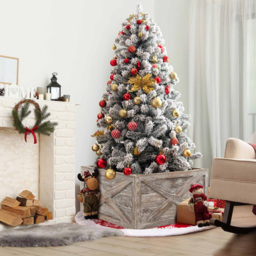 Costway Grey Christmas Tree Box Stand Large - Size: 75 x 45 x 13cm - Wilko - thumbnail 3