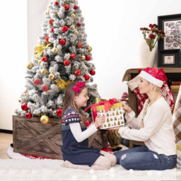 Costway Grey Christmas Tree Box Stand Large - Size: 75 x 45 x 13cm - Wilko - thumbnail 5