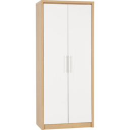 Seconique Seville White Gloss Light Oak 3 Piece Bedroom Furniture Set - Wilko - thumbnail 5
