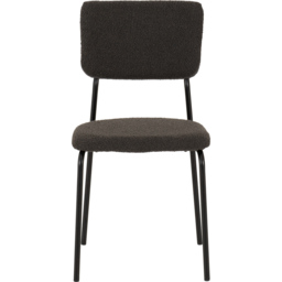 Seconique Sheldon Set of 4 Grey Boucle Fabric Dining Chair - Wilko - thumbnail 4