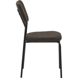 Seconique Sheldon Set of 4 Grey Boucle Fabric Dining Chair - Wilko - thumbnail 6