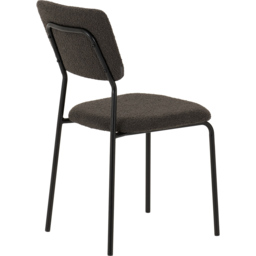 Seconique Sheldon Set of 4 Grey Boucle Fabric Dining Chair - Wilko - thumbnail 7