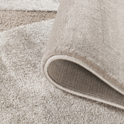 Desire Rugs Hamilton Mocha Abstract Motif Rug 60 x 220cm - Size: 220 x 60 x 1.3cm - Brown - Wilko - thumbnail 4