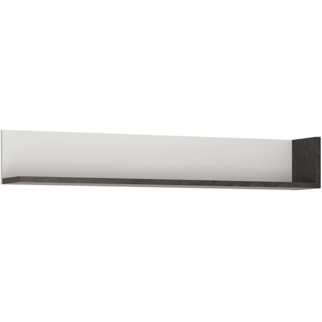 Florence Zingaro 133cm Floating Shelf - Grey - Furniture To Go - Wilko