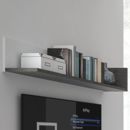 Florence Zingaro 133cm Floating Shelf - Grey - Furniture To Go - Wilko - thumbnail 3
