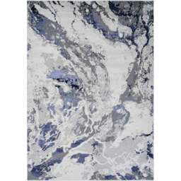 Desire Rugs Picasso Navy Abstract Rug 160 x 230cm - Wilko