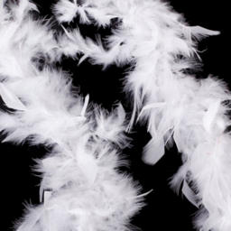 Living and Home White Feather Boa Christmas Garland 200cm - Size: 1 x 200 x 1cm - Wilko - thumbnail 6