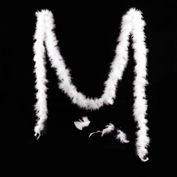 Living and Home White Feather Boa Christmas Garland 200cm - Size: 1 x 200 x 1cm - Wilko - thumbnail 7