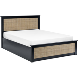 Julian Bowen Padstow Ottoman Double Black Bed Frame - Wilko - thumbnail 3
