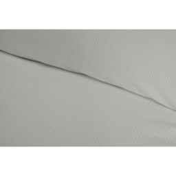 Divante Belgravia Super king Silver Waffle Duvet Cover and Pillowcase Set - Wilko - thumbnail 5