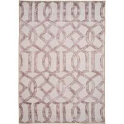 Kukoon Contemporary Abstract Soft Chenille Beige Washable Rug 120 x 170cm - Grey - Wilko - thumbnail 1