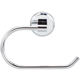 Clayton Chrome Toilet Roll Holder - Size: 15 x 10 x 3cm - Silver - Wilko - thumbnail 1