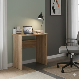 Shefa Luna Computer Desk with Keyboard Tray Sonoma Oak - Size: 75 x 68 x 50cm - Wilko - thumbnail 4