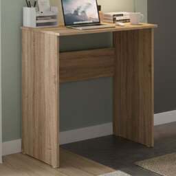Shefa Luna Computer Desk with Keyboard Tray Sonoma Oak - Size: 75 x 68 x 50cm - Wilko