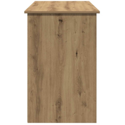 vidaXL 3 Drawer Single Shelf Computer Desk Brown - Size: 75 x 102 x 50cm - Wilko - thumbnail 7