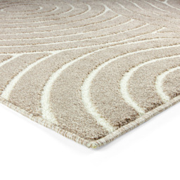 Eselle Rhythm Sculpt Natural Rug 120 x 170cm - Cream - Wilko - thumbnail 6