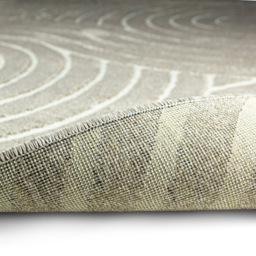Eselle Rhythm Sculpt Natural Rug 120 x 170cm - Cream - Wilko - thumbnail 5