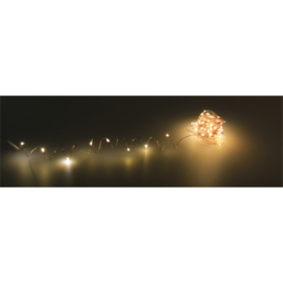 Luxform Sevilla White Garden Solar Micro 100 LED String Light - Size: 7.5 x 12 x 0.56cm - Wilko - thumbnail 4